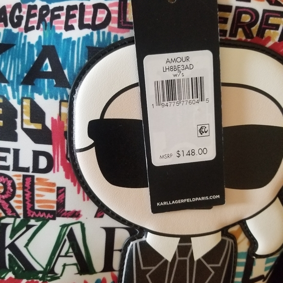 Karl Lagerfeld Paris Amour Large Nylon Tote Bag - Picture 10 of 16